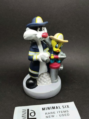 Sylvester Tweety figure used, Warner Bros firemen