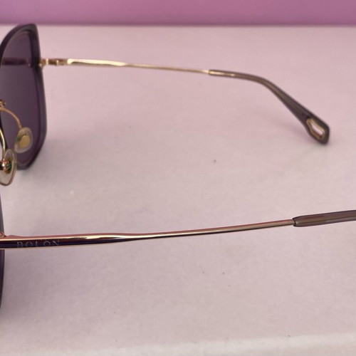 Bolon Eyewear sunglasses like new, metal frame, purple grey lenses