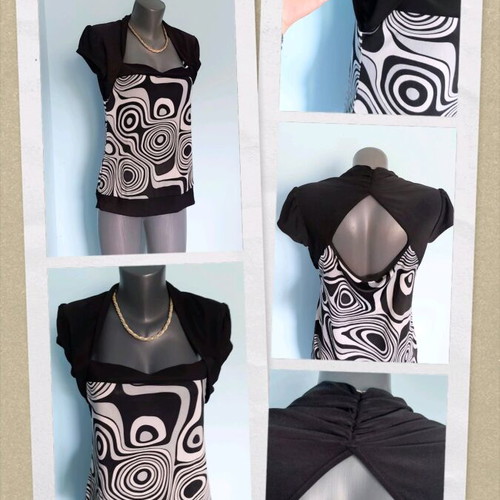Clockhouse top with open back like new, sizes 2XL-3XL