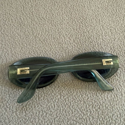 Gucci GG 2419/S sunglasses used, grey and turquoise