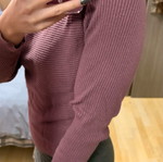 Mango purple sweater new, size Small with beautiful back