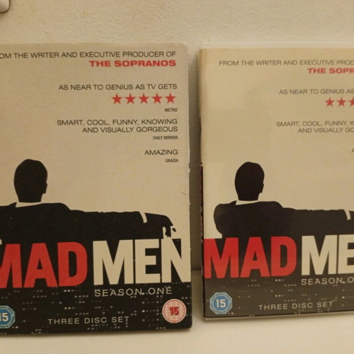 Mad Men Season 1 DVD three disc set used with subtitles