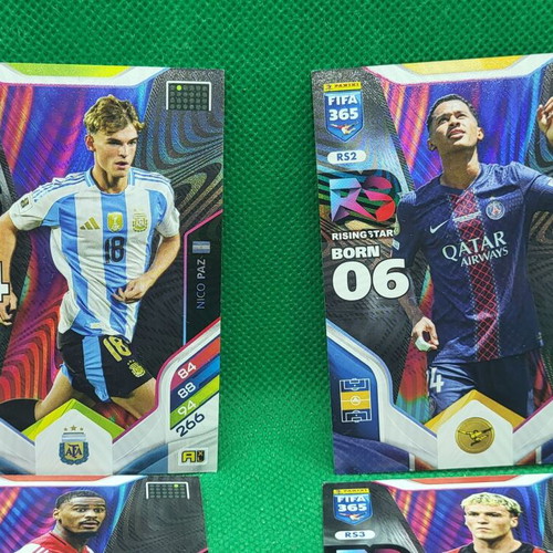Rising Stars FIFA Panini Adrenalyn 365 pack of 6 cards, new