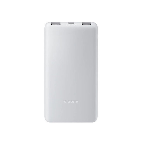Xiaomi Lite Power Bank 10000mAh with 2 USB-A and 1 USB-C ports, white