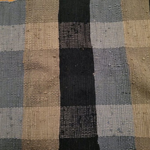 Bedroom rugs like new, set of 2, blue shades