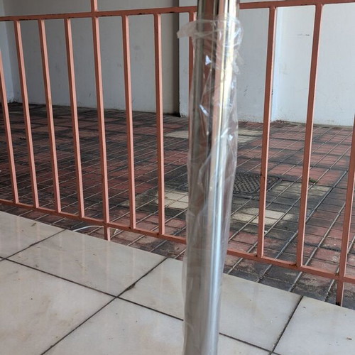 Glass table with metal legs new