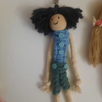 Handmade boy keychain large, new