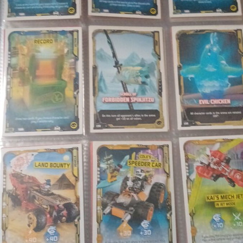 Κάρτες Lego Ninjago trading game σαν καινούργιες, 127 τεμάχια από season 20-22