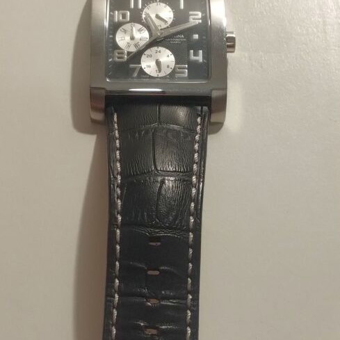 Festina F16235 men's watch like new, black and silver