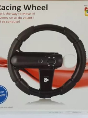 Playfect Racing Wheel за PS3 Move като нов