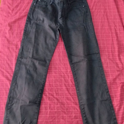 Jeans black slim used, size M 38