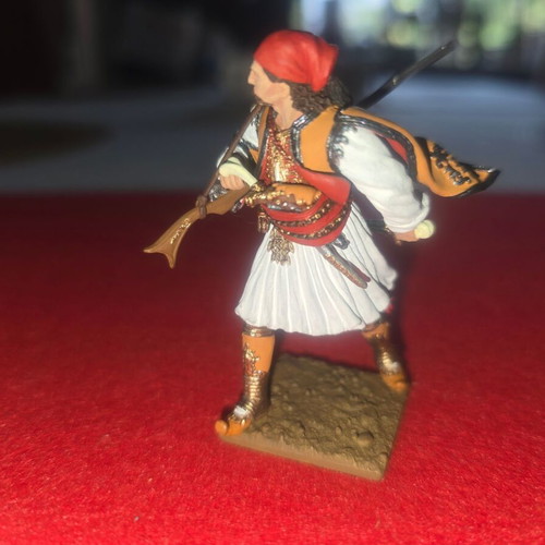 Lead Figure 1821 New, Height 7 cm, Oplarchigos 1821