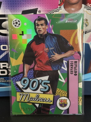 Rivaldo 90s Madness Topps Finest 25/26 καινούργιο Ολυμπιακός