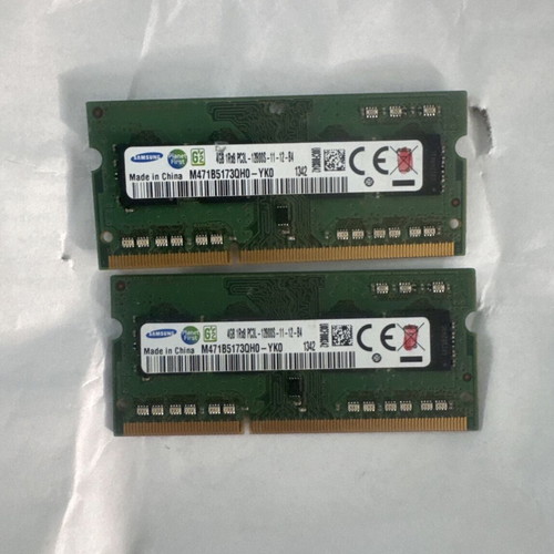Samsung DDR3L 2x4 GB RAM for laptops used