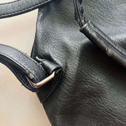 Leather Boho Bag with Fringes used