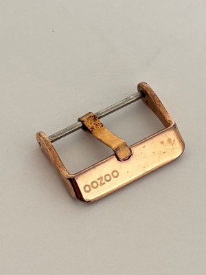 Oozoo watch strap buckle used, rose gold color