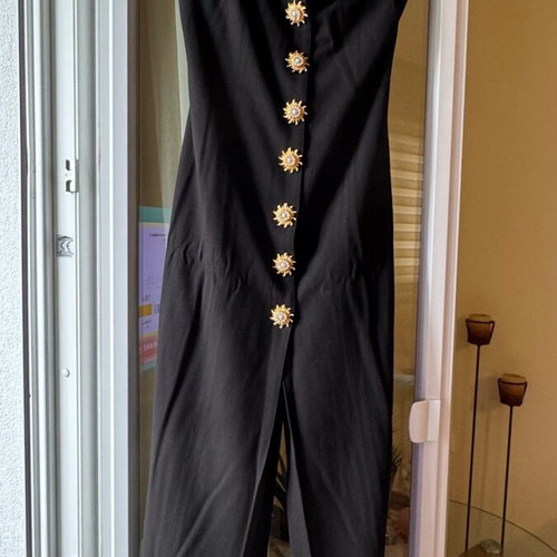 Maxi dress with bolero size M like new, black