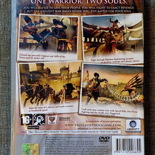 Prince of Persia The Two Thrones PS2 game used