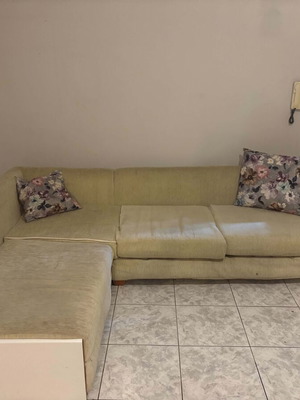 Corner sofa used, 2.70 x 2.00 m, removable washable fabrics