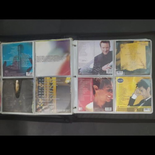 CD case with 120 CDs used, pack