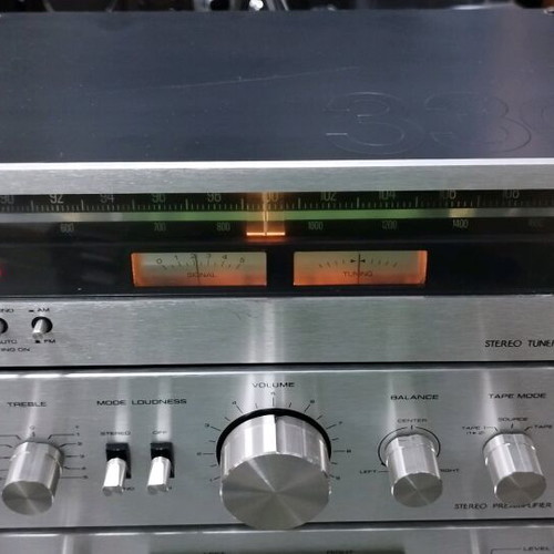Toshiba SC 330+SY 330+ST 330+PC330 used, cassette deck needs service