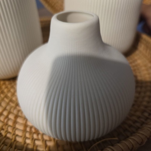 Ceramic vases set of 3 new, without base