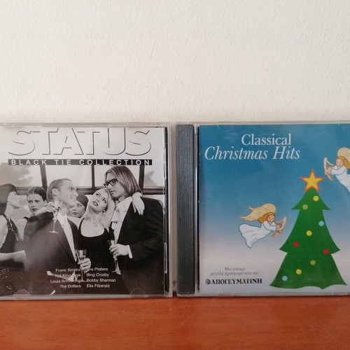 Status Black Tie Collection and Classical Christmas Hits CDs like new, set of 10