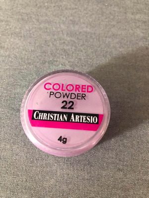 Ακρυλική σκόνη Christian Artesio Colored Powder 22 4g καινούργιο