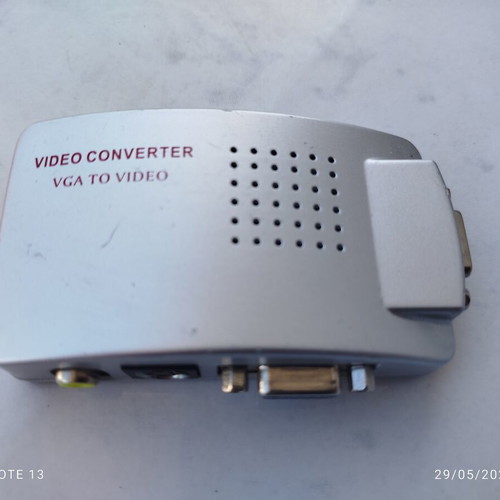 Video converter VGA to video used with power supply