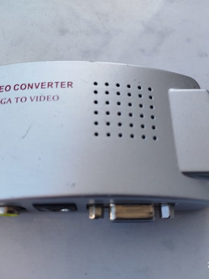 Video converter VGA to video μεταχειρισμένο με τροφοδοτικό