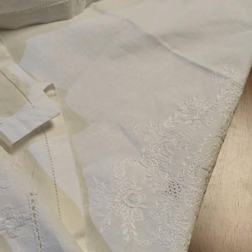 Handmade tablecloth like new 165x300
