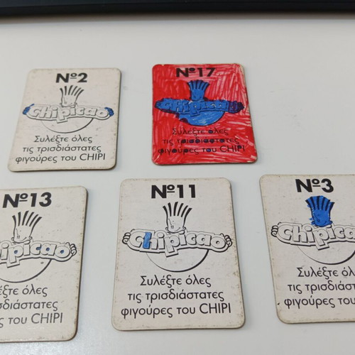 Vintage Chipicao Chipi 3D collectible cards, lot of 10