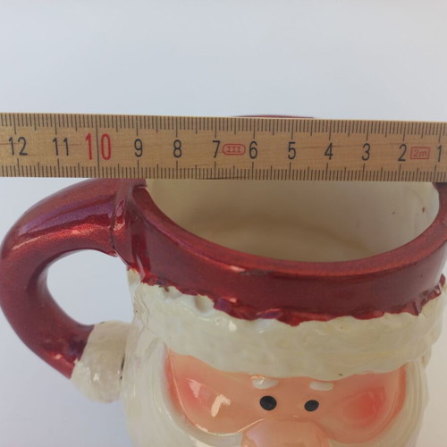 Christmas mug set used with Santa Claus and snowman