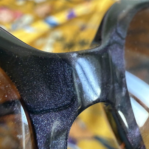 Gianni Venturi sunglasses like new, purple glitter