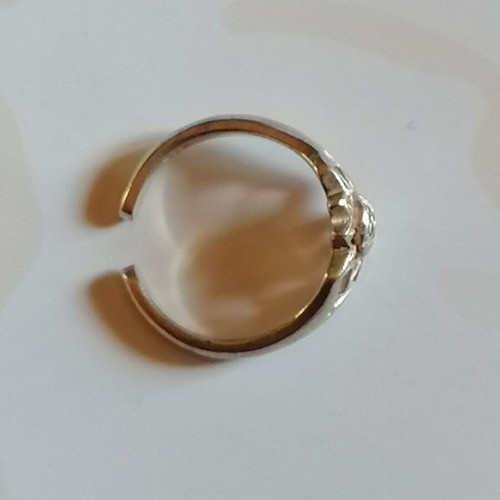 925 Silver Toe Ring with Sun Design new