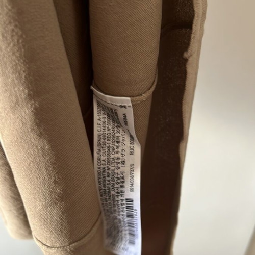 Zara dress new, size S, light brown with slight pull