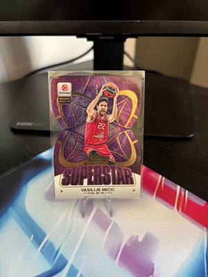 2025-26 Panini Contenders EuroLeague Vasilije Micic Superstar card like new