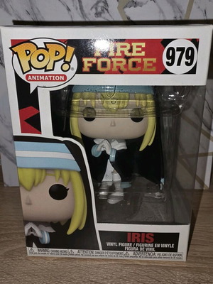 Funko Pop Fire Force 979 Iris used with cosmetic damage