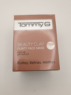 Tommy G Beauty Clay Purity Face Mask new, Dead Sea mud and kaolin