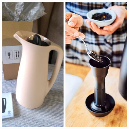 Set with a 1-liter thermal pitcher + insert filter for tea! !Tupperware