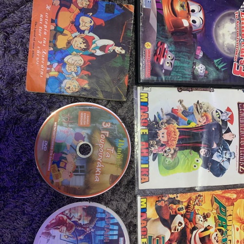 DVD movies like new, dubbed
