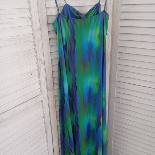 Mallory The Label Large Maxi Dress like new, colorful