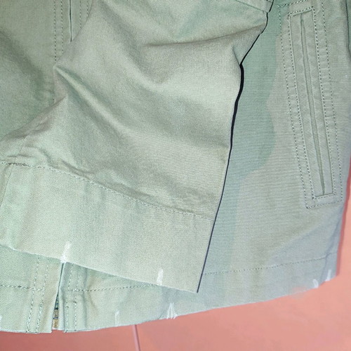 Mango women's jacket size small like new khaki cotton fabric