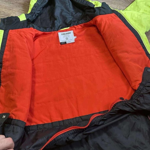 Volcom Elias snowboard jacket used, size M, green