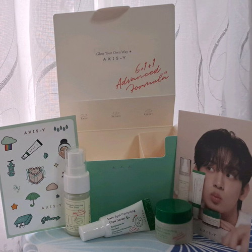 Axis-Y The Mini Glow Trio skincare set brand new
