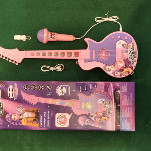 Demon Hunter kids electric guitar with microphone K-Pop