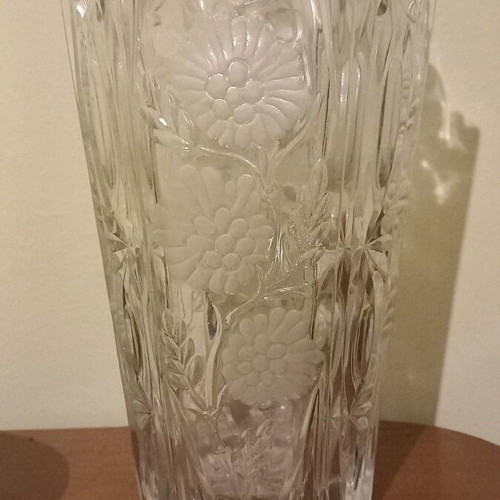 Crystal vase from the 80s like new