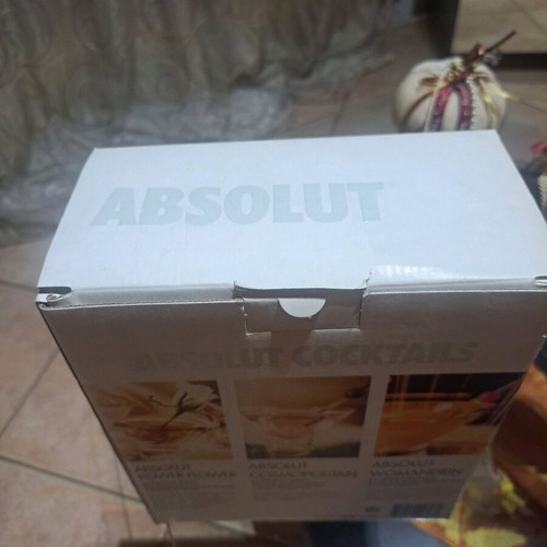 Absolut cocktail glasses set of 6 in 3 colors