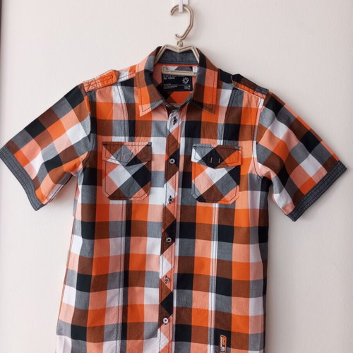 C&A Boys' Checked Shirt Size 158-164 Like New
