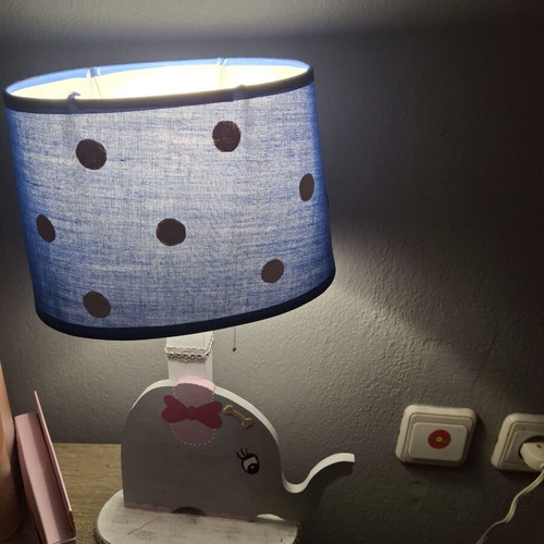Handmade children's table lamp like new